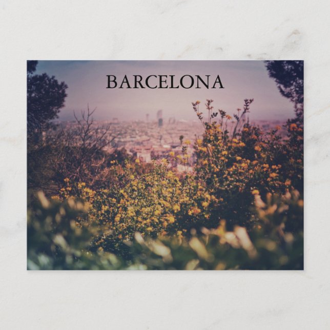 AFTERNOON IN BARCELONA POSTCARD (Front)