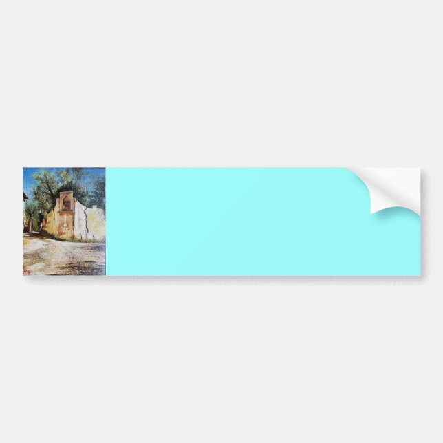 AFTERNOON IN RIMAGGIO / Tuscany View Bumper Sticker (Front)