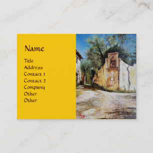 AFTERNOON IN RIMAGGIO / Tuscany View Business Card