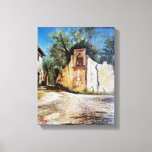 AFTERNOON IN RIMAGGIO  Tuscany View Canvas Print