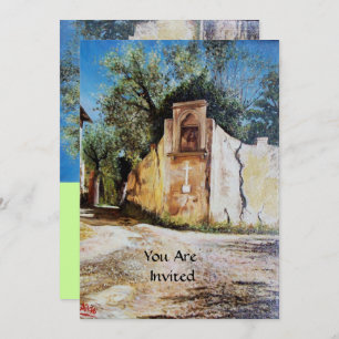 AFTERNOON IN RIMAGGIO / Tuscany View Invitation