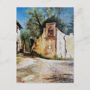 AFTERNOON IN RIMAGGIO / Tuscany View Postcard