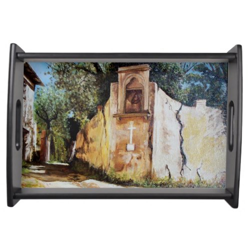 AFTERNOON IN RIMAGGIO  Tuscany View Serving Tray