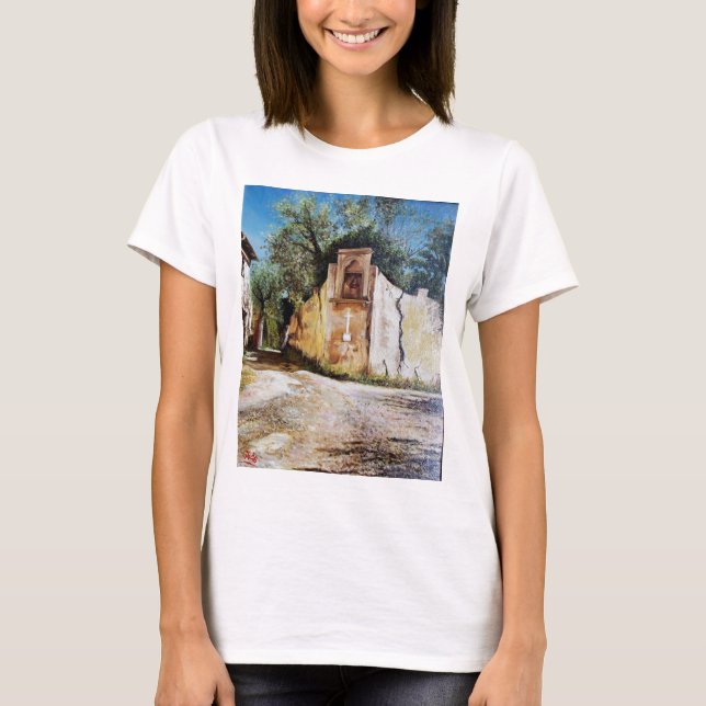 AFTERNOON IN RIMAGGIO / Tuscany View T-Shirt (Front)