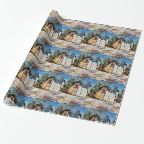 AFTERNOON IN RIMAGGIO  Tuscany View Wrapping Paper