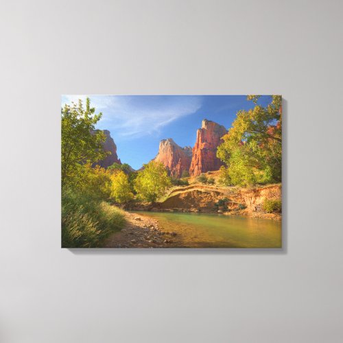 Afternoon In Zion National Park Canvas Print