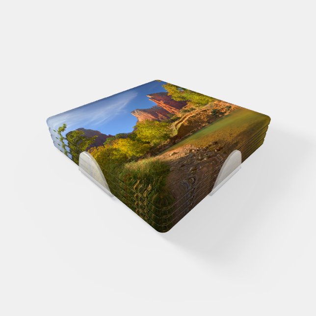 Afternoon In Zion National Park Coaster Set (Set)