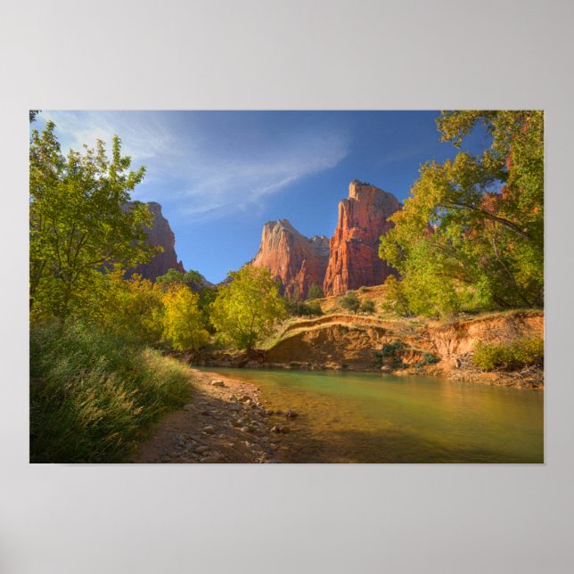 Afternoon In Zion National Park Poster (Front)