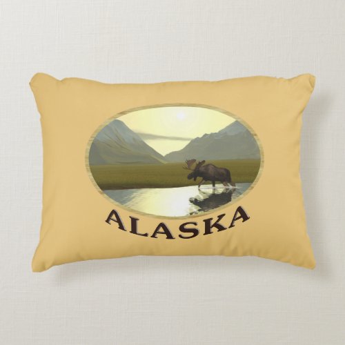 Afternoon Moose Accent Pillow