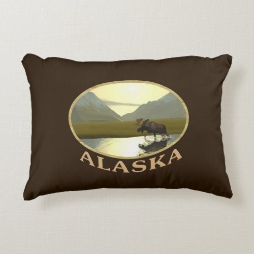 Afternoon Moose Accent Pillow