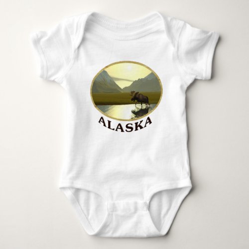 Afternoon Moose Baby Bodysuit