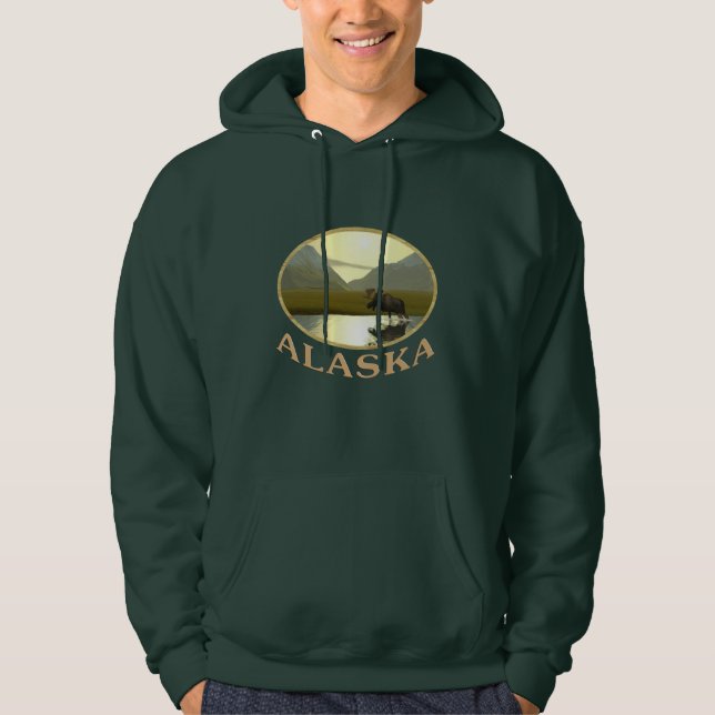 Afternoon Moose Hoodie (Front)