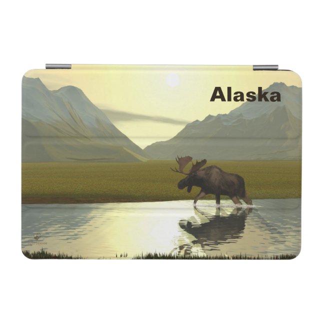 Afternoon Moose iPad Mini Cover (Horizontal)