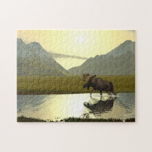Afternoon Moose Jigsaw Puzzle