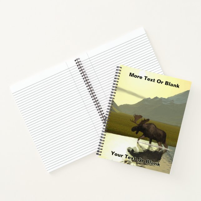 Afternoon Moose Notebook (Inside)