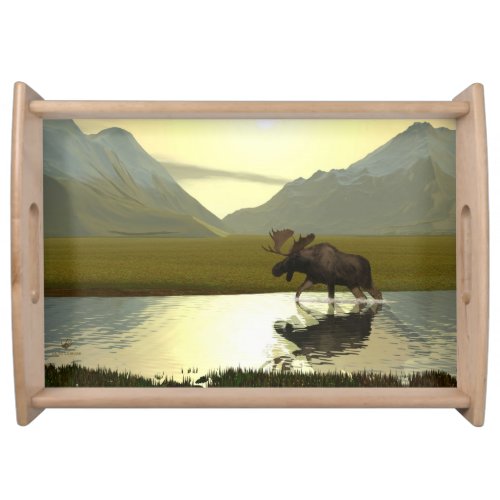 Afternoon Moose Serving Tray