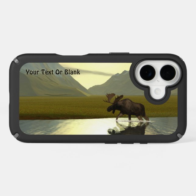 Afternoon Moose Speck iPhone Case (Horz)