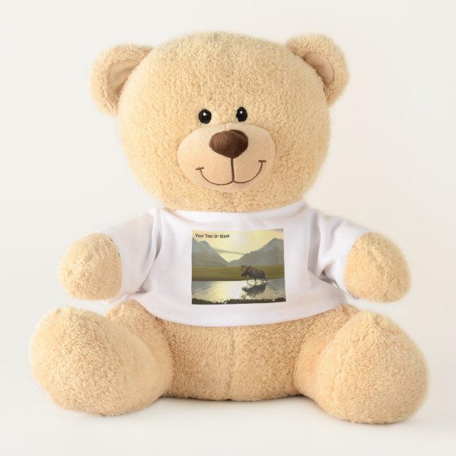 Afternoon Moose Teddy Bear (Front)