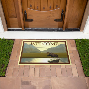 Afternoon Moose - Welcome Doormat