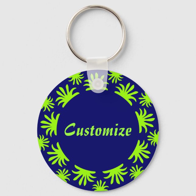 Afternoon of the Triffids Template - Customized Keychain (Front)