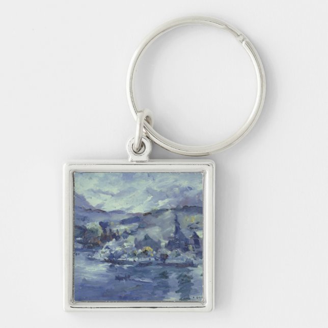 Afternoon on Lake Lucerne, 1924 Keychain (Front)