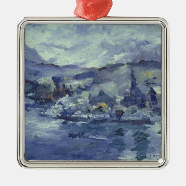 Afternoon on Lake Lucerne, 1924 Metal Ornament (Front)