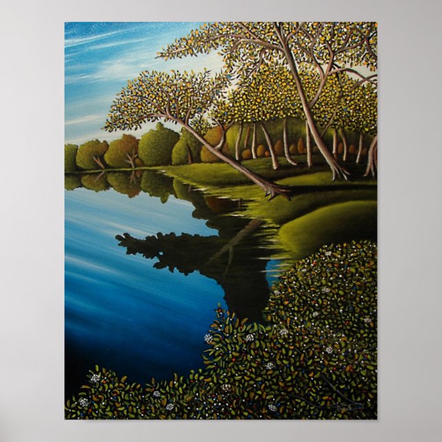 "Afternoon Reflections" Poster (Front)