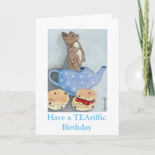 Afternoon Tea Birthday Card