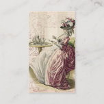 Afternoon Tea, Calling Card On Ivory at Zazzle