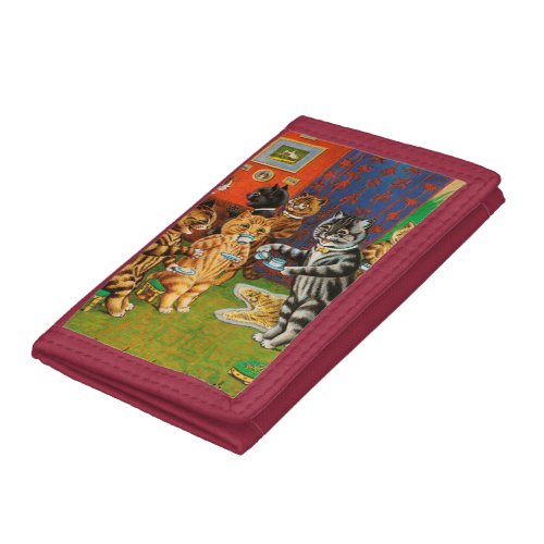 Afternoon Tea Cats Louis Wain Tri_fold Wallet