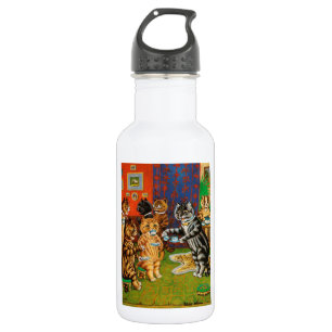 Afternoon Tea Cats, Louis Wain Water Bottle