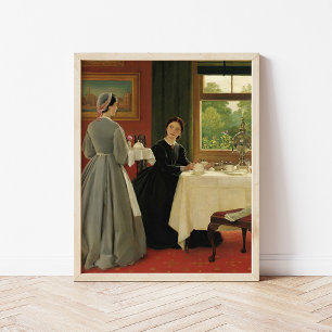 Afternoon Tea George Dunlop Leslie Poster