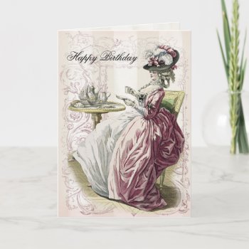 Afternoon Tea  Happy Birthday  Card by WickedlyLovely at Zazzle