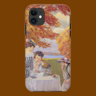 Afternoon tea in the park iPhone 11 case