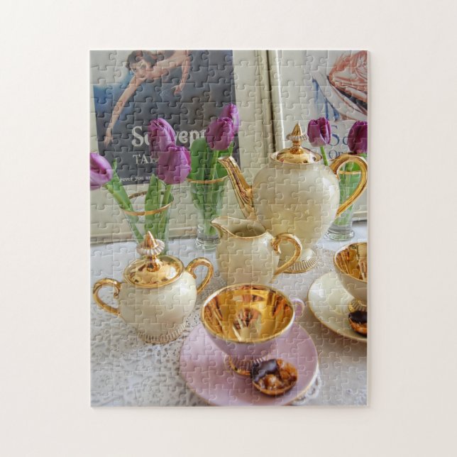 Afternoon Tea Jigsaw Puzzle (Vertical)