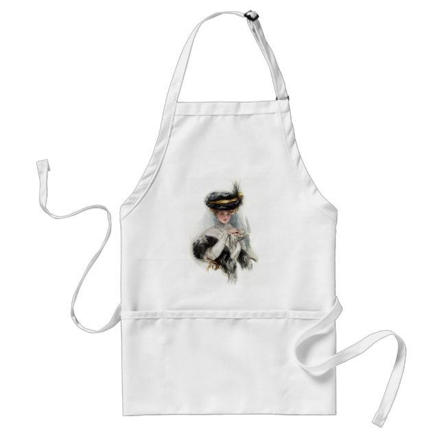 Afternoon Tea Lady Adult Apron (Front)