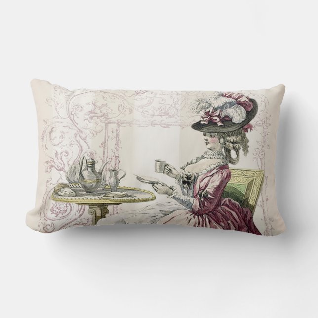 Afternoon tea! lumbar pillow (Front)