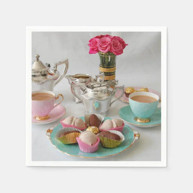 Afternoon Tea Paper Napkins Zazzle