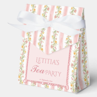 Afternoon tea party grand millennial baby shower favor boxes