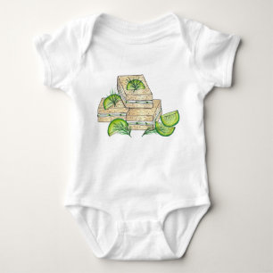 Afternoon Tea Party Shower Cucumber Sandwiches Baby Bodysuit
