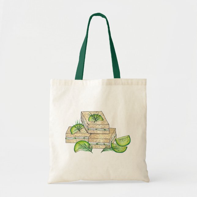 Afternoon Tea Party Shower Cucumber Sandwiches Tote Bag (Front)