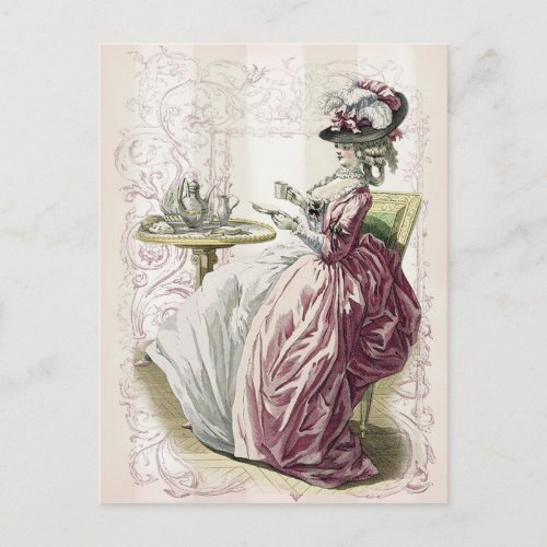 Afternoon tea postcard