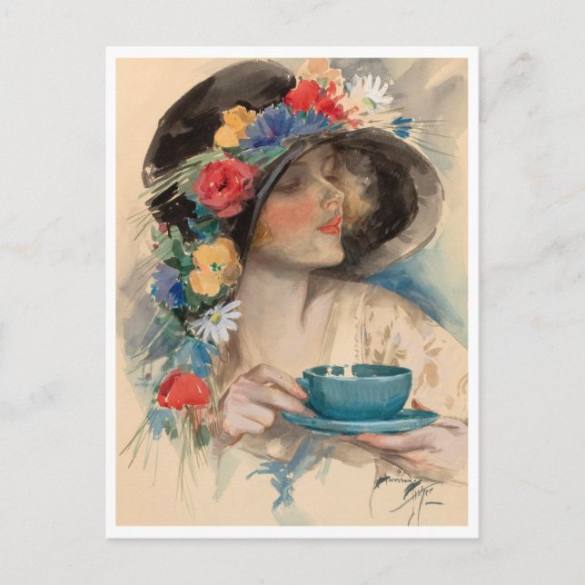 Afternoon Tea Postcard (Front)