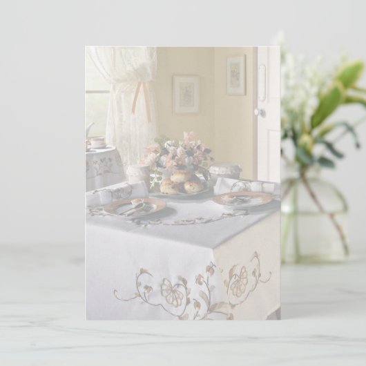 Afternoon tea setting (Standing Front)