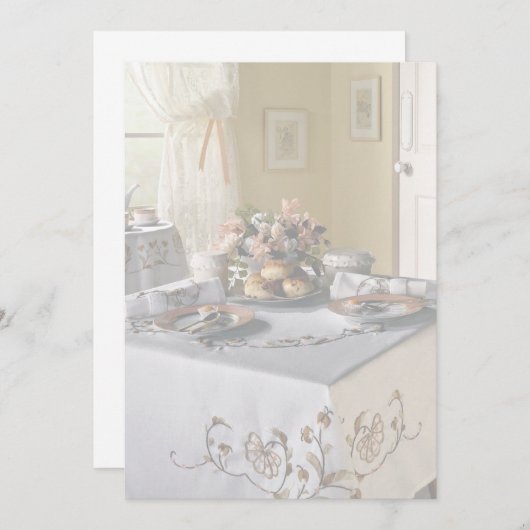 Afternoon tea setting (Front/Back)