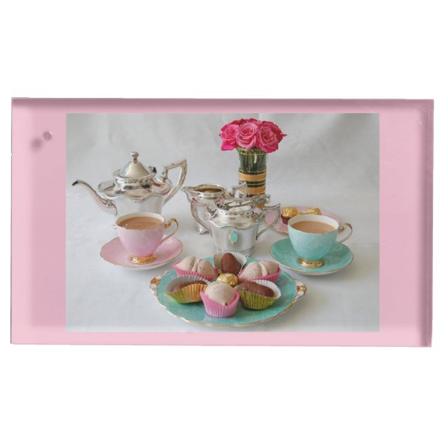 Afternoon Tea Table Card Holder (Front)