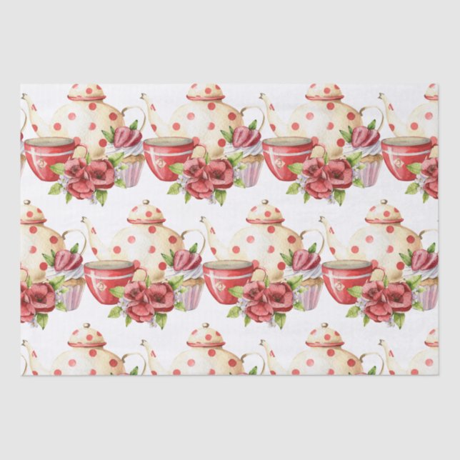 Afternoon Tea Tissue Paper (Front)