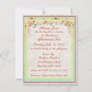 Afternoon Tea Vintage Johnson Bros Bone China - Invitation