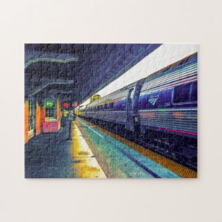 Afternoon Train Jigsaw Puzzle
