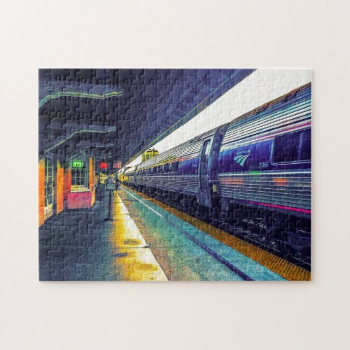 Afternoon Train Jigsaw Puzzle